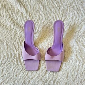 ZARA purple heels